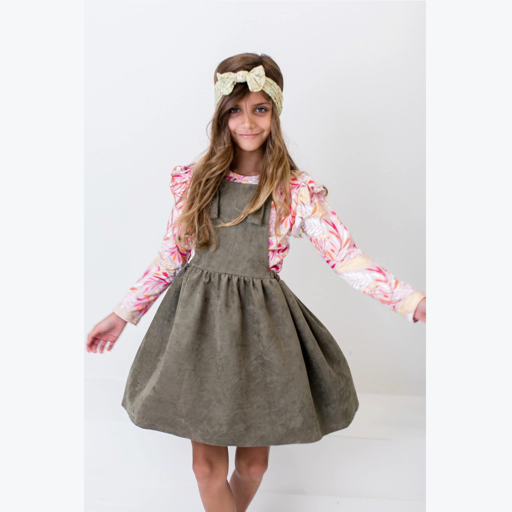 Olive Pinafore Simplicity Boutique